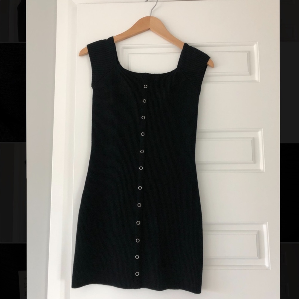 Silence + Noise Black Dress